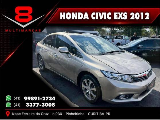 HONDA CIVIC 1.8 EXS 16V FLEX 4P AUTOMÁTICO HONDA CIVIC 1.8 EXS 16V FLEX 4P AUTOMÁTICO